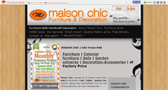 Desktop Screenshot of maisonchicdubai.com